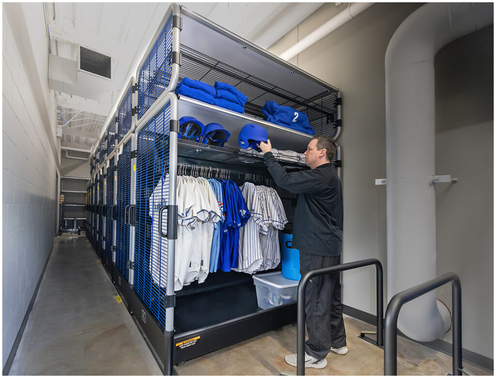 Owatonna High School GearBoss GearBoss storage installation