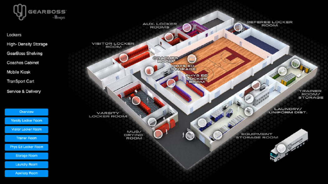 Explore GearBoss in this 3D facility