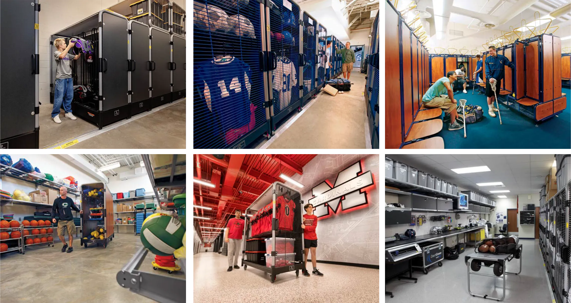 GearBoss storage systems in use across athletic programs