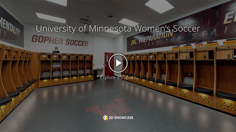 University of Minnesota Women's Soccer Locker Room